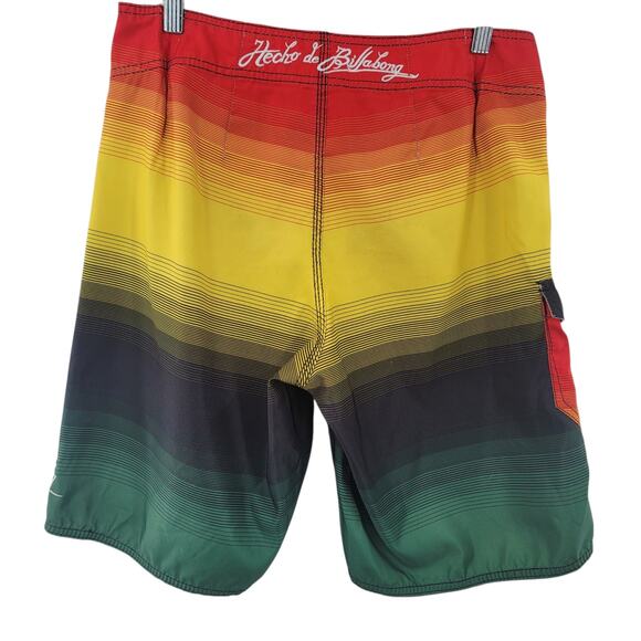 Billabong Men's Swim Board Shorts Size 32 Y2K - Picture 2 of 4